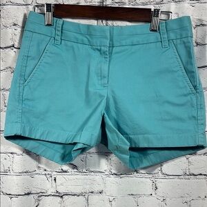 J. Crew Blue Bermuda Shorts Classic Cotton Blend